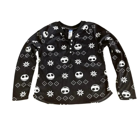 Disney Tim Burton's The Nightmare Before Christmas Fleece Pajamas, Size Small - Picture 2 of 16